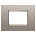 GEWISS - GEWGW16203XP PLACCA LUX 3M METALLO BRONZO PERL.