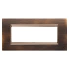 GEWISS - GEWGW16206XQ PLACCA LUX 6M MET. OTTONE ANTICO