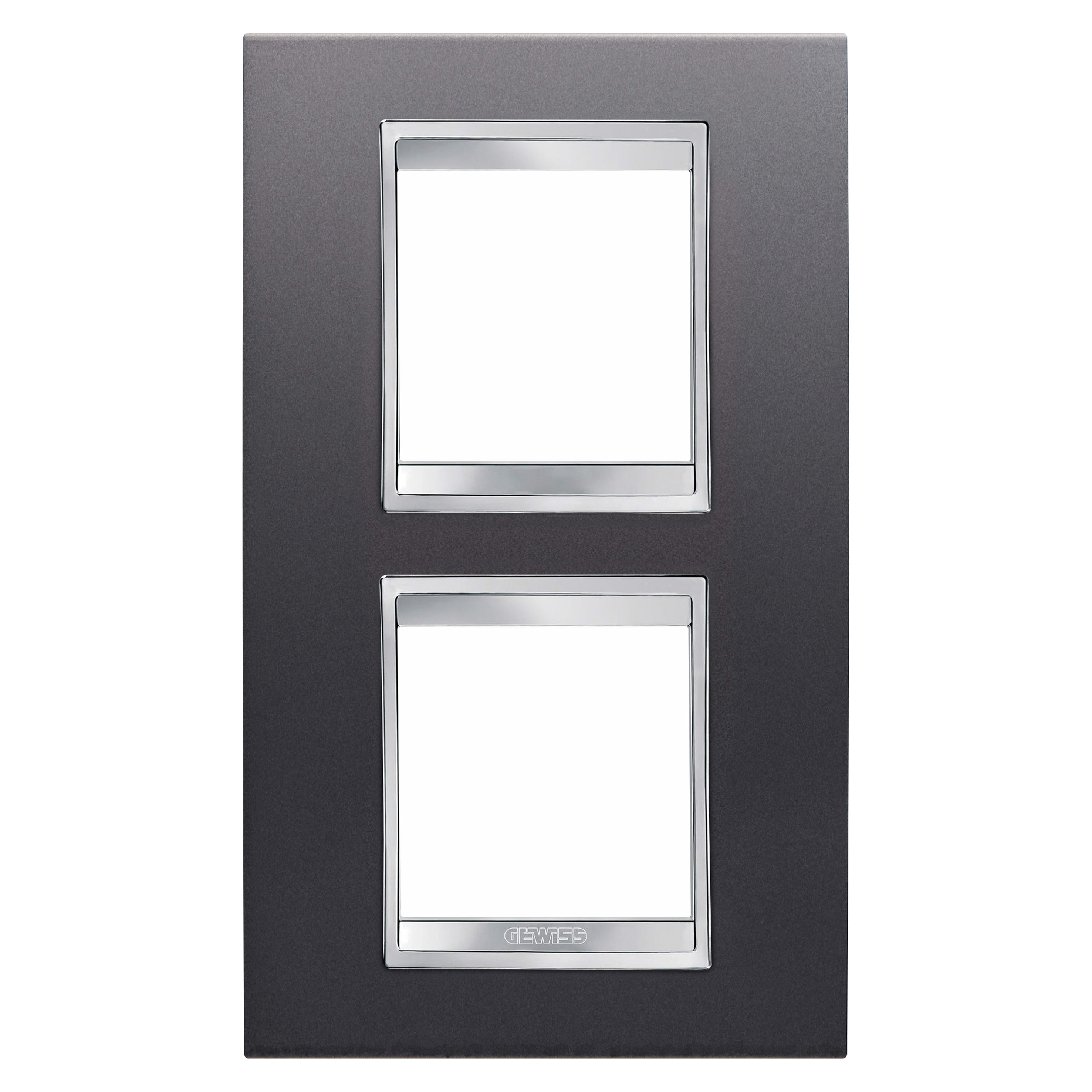 GEWISS - GEWGW16224VA PLACCA LUX INT.2+2M V.71 ARDESIA