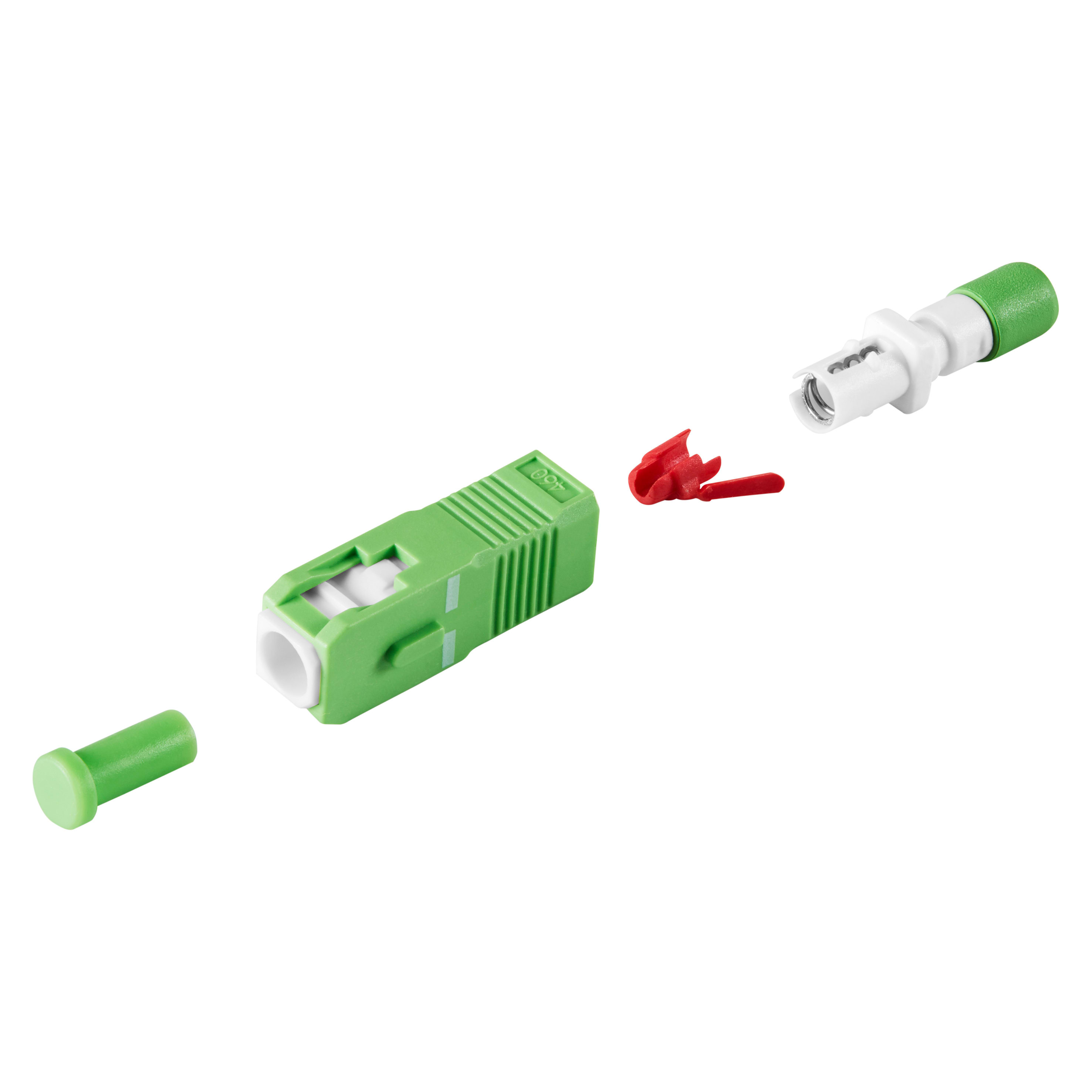 GEWISS - GEWGW38336 KIT 8 CONNETTORI SC/APC DI RICAMBIO - SISTEMA FIBER FAST