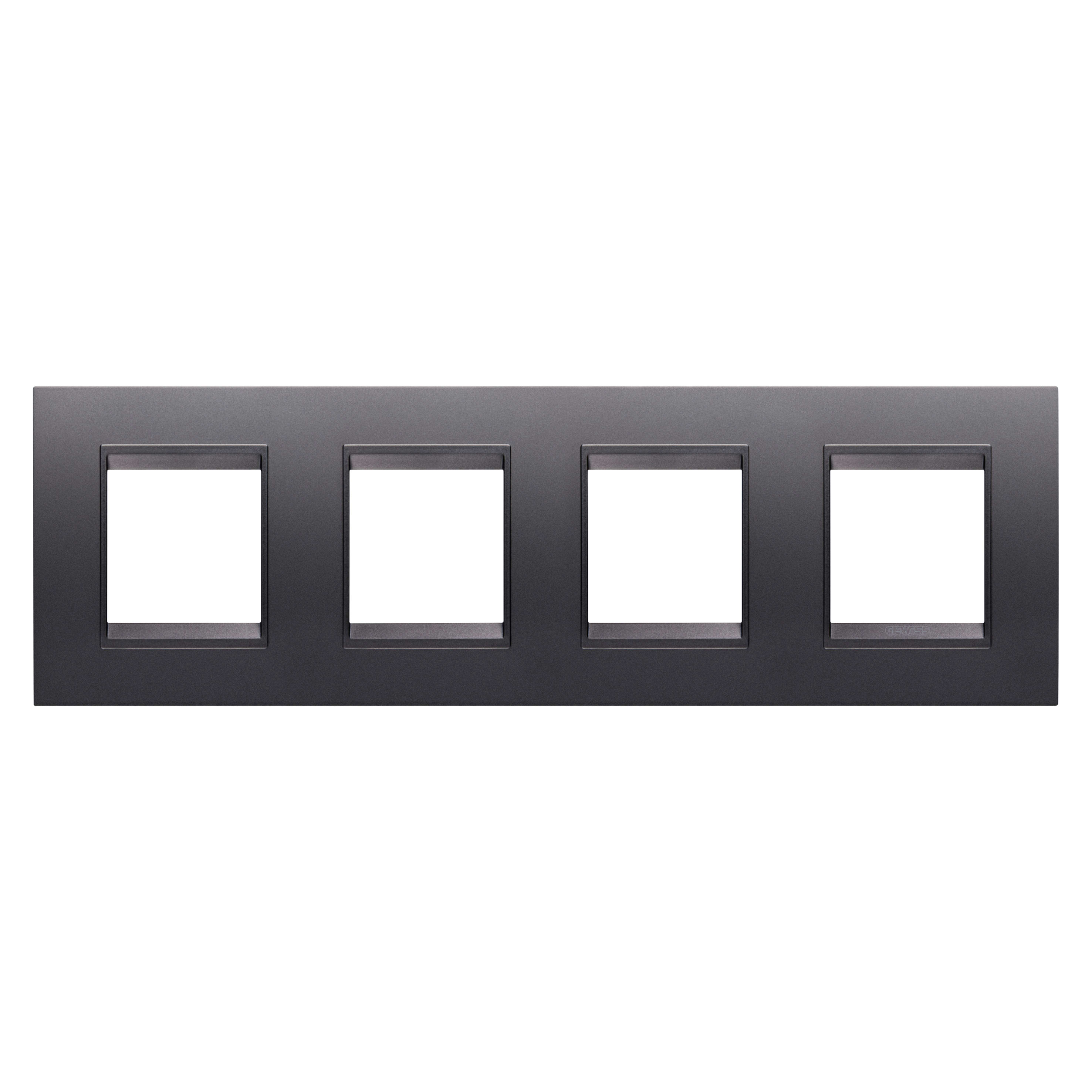 GEWISS - GEWGW16228YA PLACCA LUX INT.2+2+2+2M O ARDESIA ABSOL.