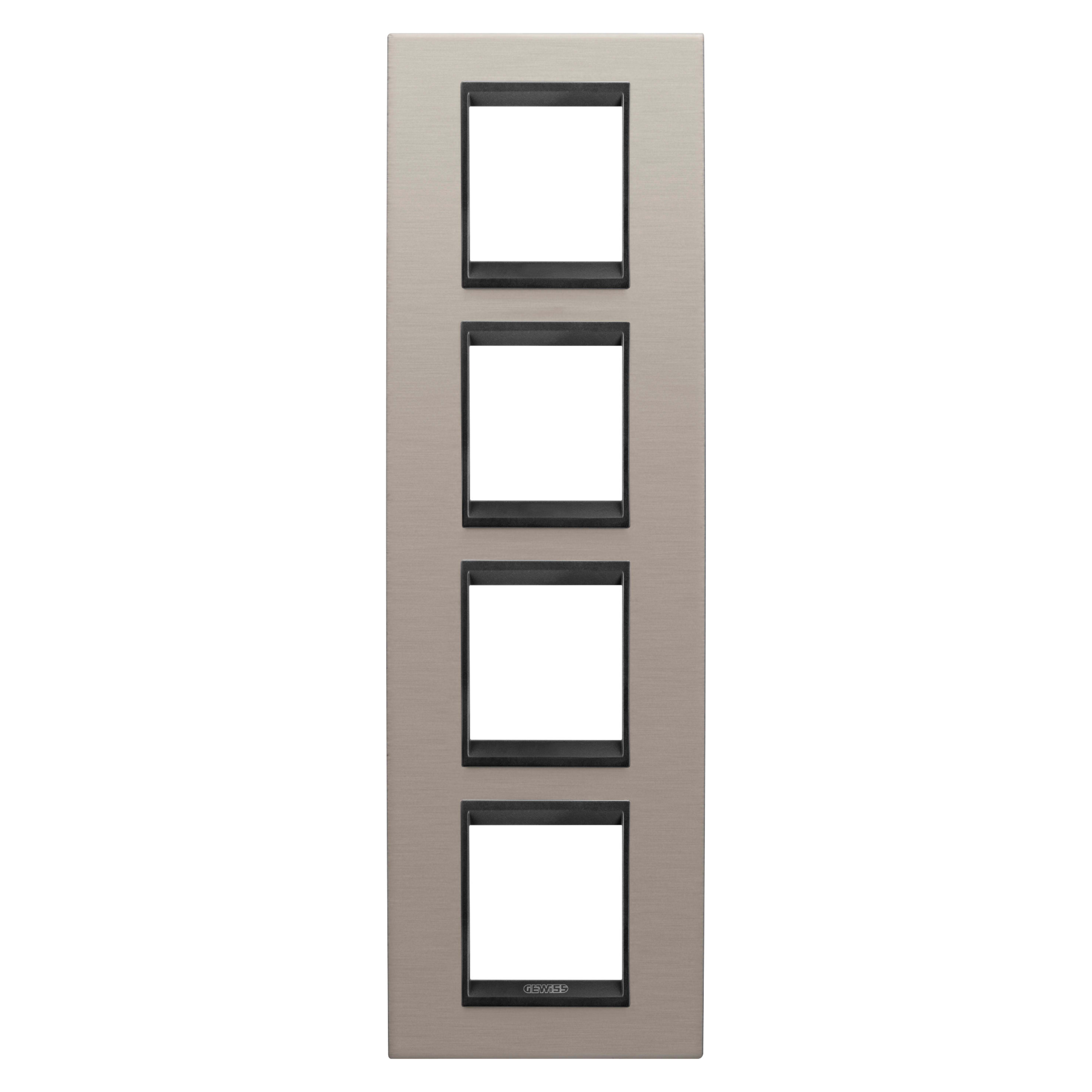 GEWISS - GEWGW16229WS PLACCA LUX INT.2+2+2+2M V MET.ALL.SP.LAV