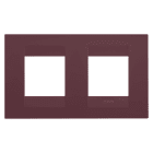 GEWISS - GEWGW16423VD PLACCA GEO INT.2+2M O TUSCAN RED