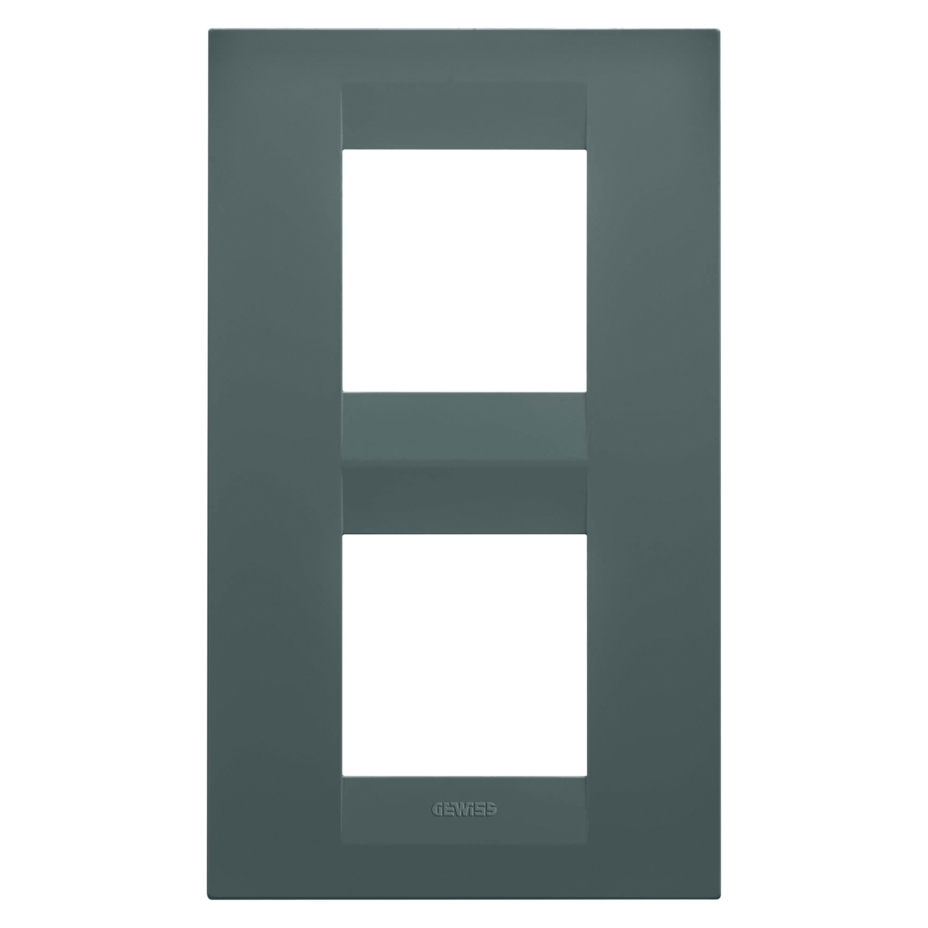 GEWISS - GEWGW16424VZ PLACCA GEO INT.2+2M V OTTANIO