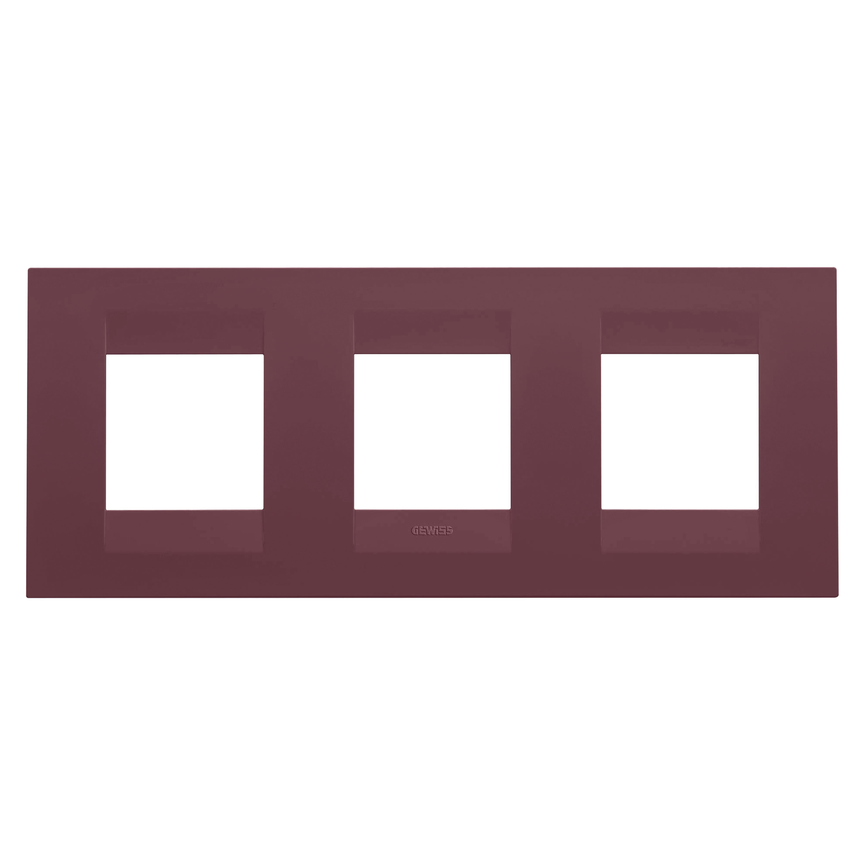 GEWISS - GEWGW16426VD PLACCA GEO INT.2+2+2M O TUSCAN RED