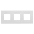 GEWISS - GEWGW16426VW PLACCA GEO INT.2+2+2M O BIANCO SATINATO