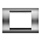 GEWISS - GEWGW22257 PLACCA 8M CROMO SOFT SYSTEM VIRNA