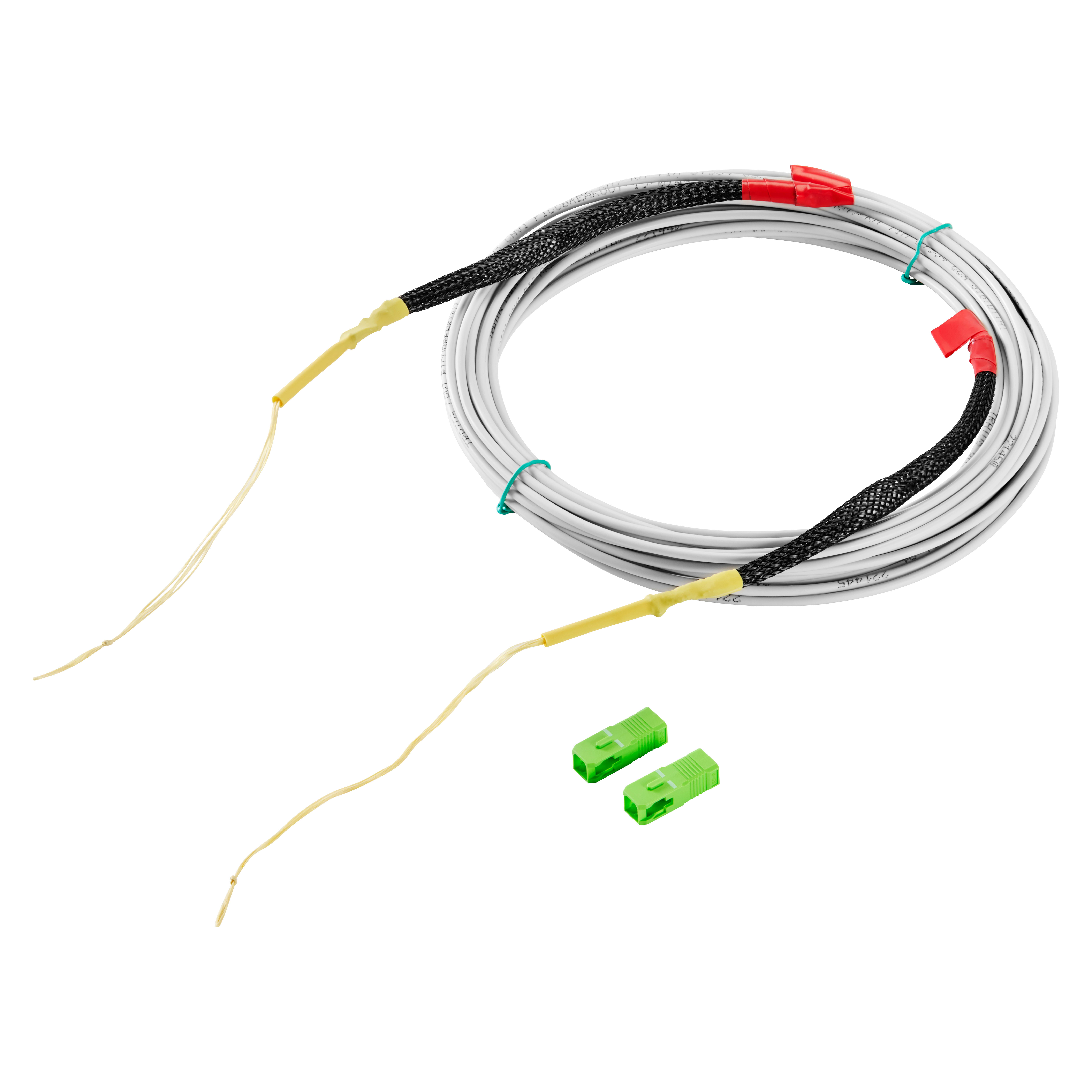 GEWISS - GEWGW38324 BRETELLA MONOFIBRA SC/APC CON TRAINO - SISTEMA FIBER FAST PLUS - 20M - BIANCO