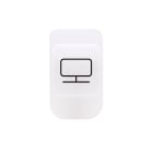 GEWISS - GEWGW10533A LENTE CON SIMBOLO ILLUMINABILE - TV