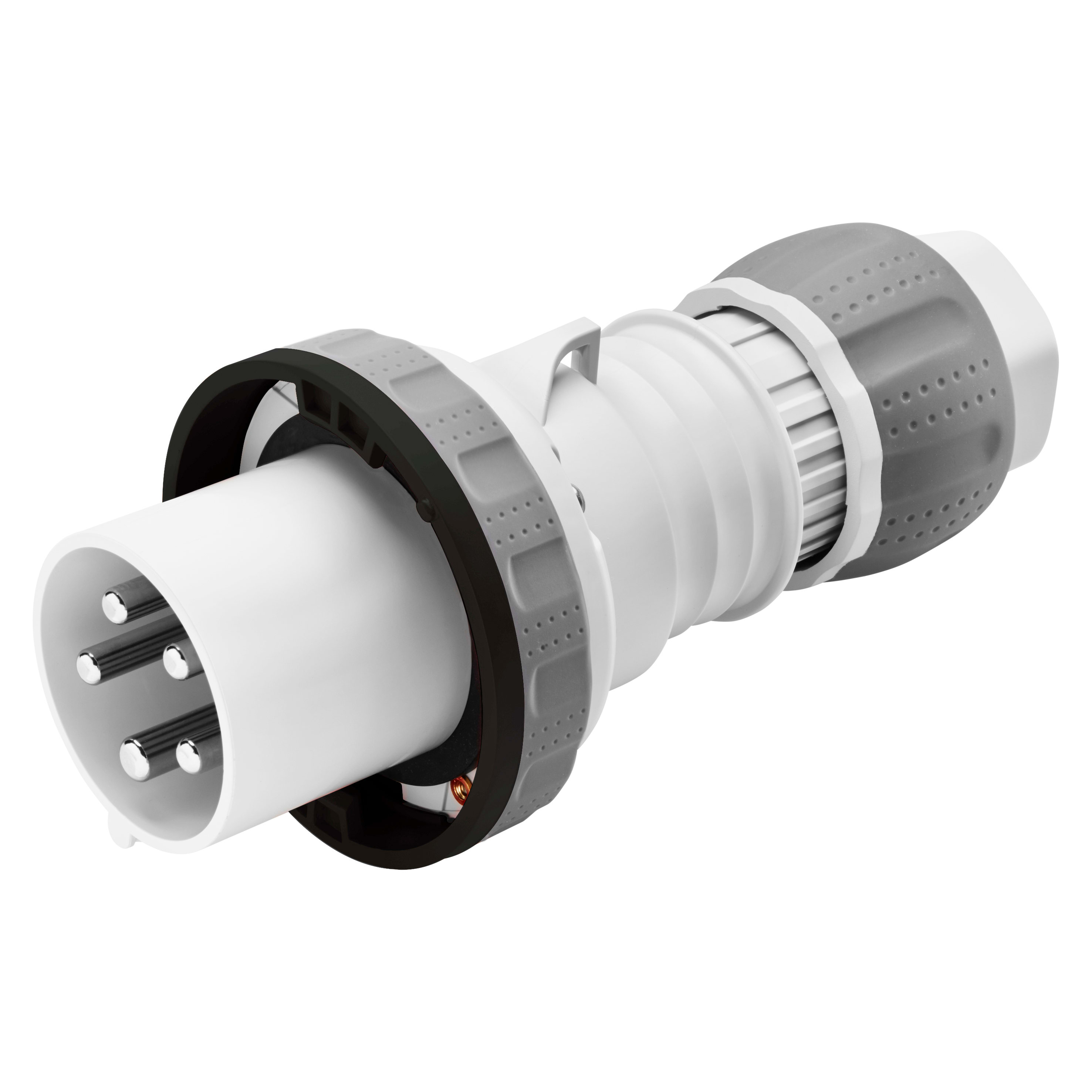 GEWISS - GEWGW61056H SPINA MOBILE DIRITTA HP - IP66/IP67/IP68/IP69 - 2P+T 63A 480-500V 50/60HZ - NERO - 7H - CABLAGGIO A MANTELLO