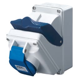 GEWISS - GEWGW66417 COMBIBLOC C.F.IP44 3P+N+T 32A 230V 9H