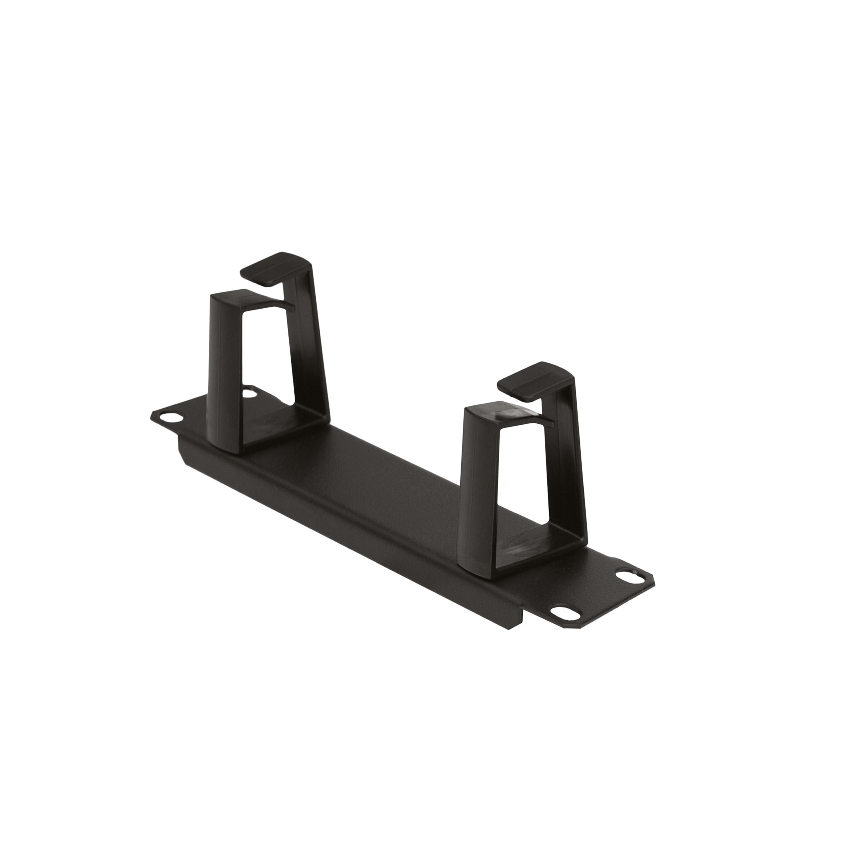 GEWISS - GEWGW38442 PANNELLO PASSACAVI 10 - 2 ANELLI - 1U - NERO