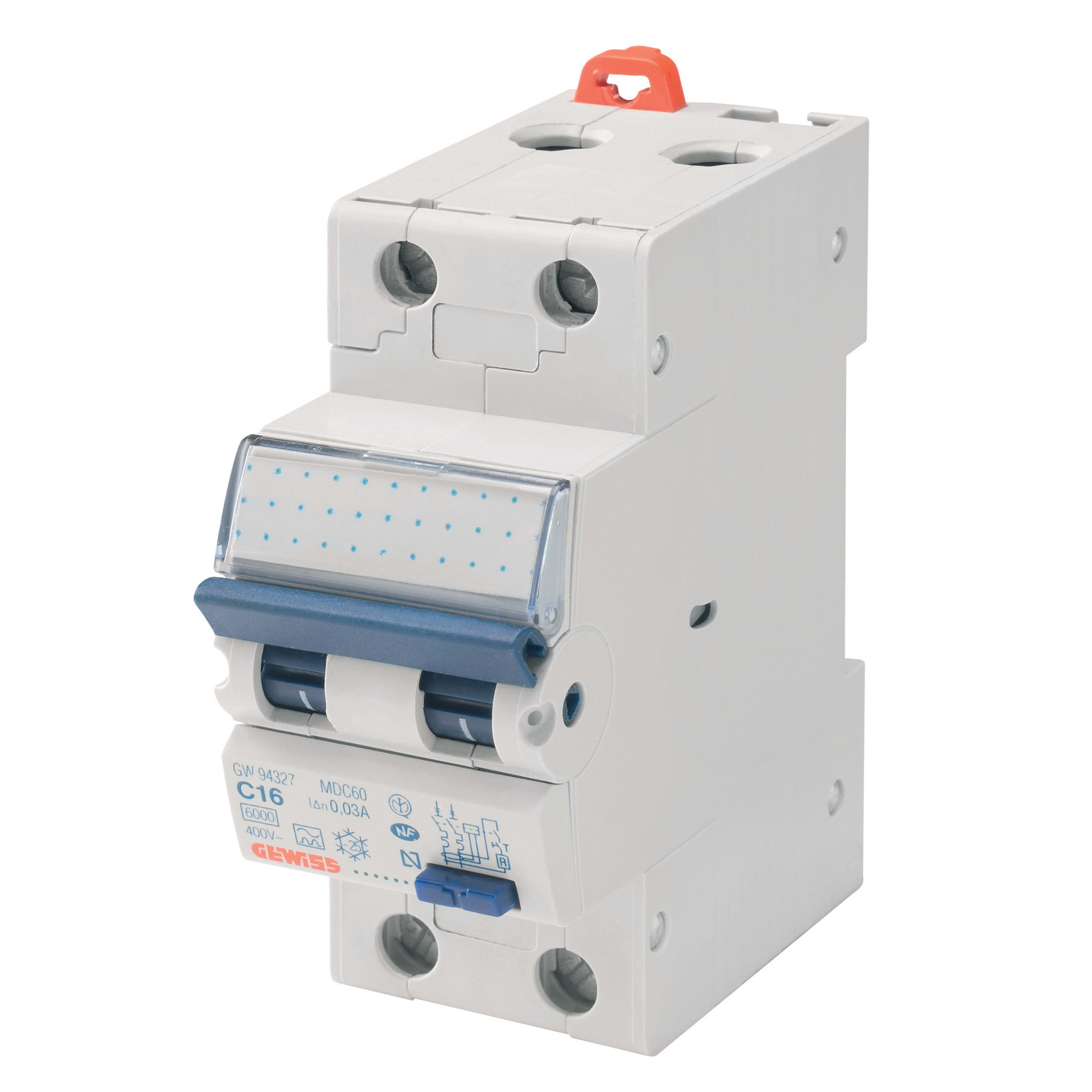 GEWISS - GEWGW95228MA INT.MAGN.DIF.C.2P C20 10KA A/0,03 110V