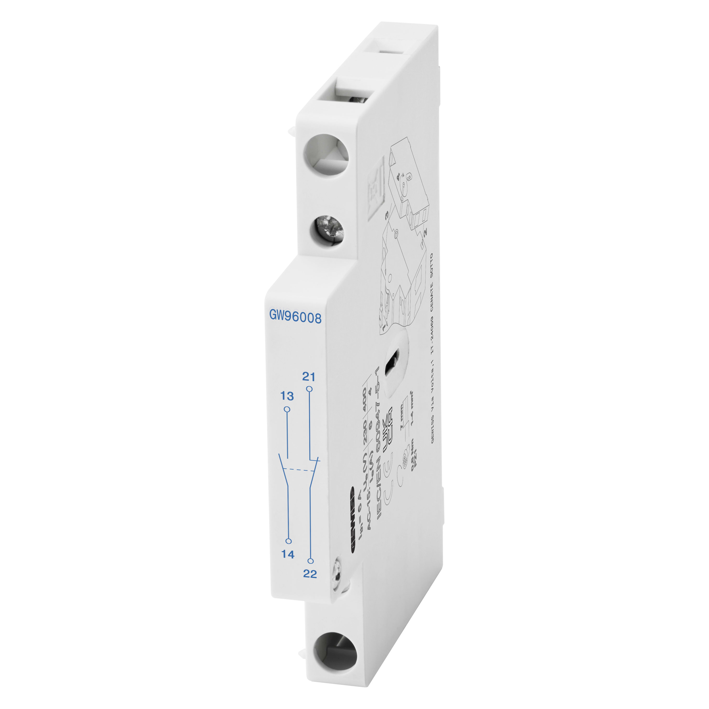 GEWISS - GEWGW96008 CONTATTO AUSILIARIO DI POSIZIONE - IDP 125A - 0,5 MODULI
