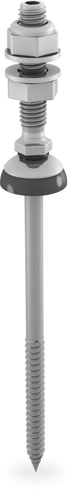 K2 - SYSTEMS GMBH - K2S1002130 SOLIDRAIL SOLARFASTENER 8X80/50 W FZD