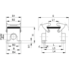 LAPP ITALIA SRL - LPP10104000 H-B 24 SGR 21 ZW. SOCKELGEHAEUSE