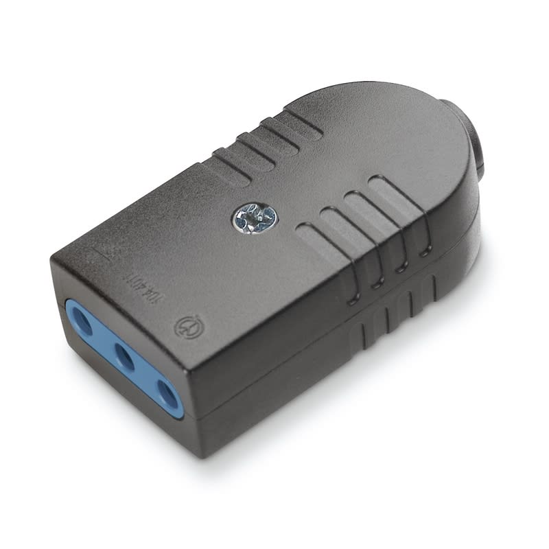 SCAME PARRE SPA - SCA104.4011/N PRESA SERIE AZZURRA 2P+T 10A NERA