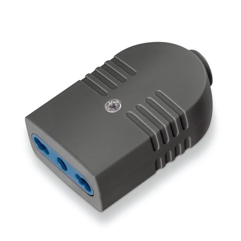 SCAME PARRE SPA - SCA104.4013/N PRESA SERIE AZZURRA 2P+T 16A NERA