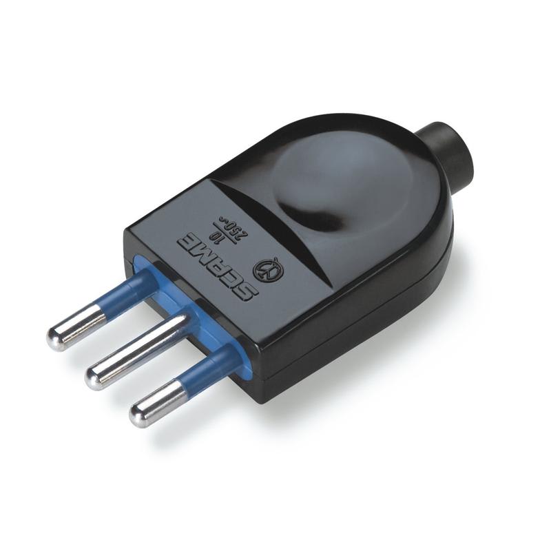 SCAME PARRE SPA - SCA106.3001/N SPINA BLUELINE 2P+T 10A NERA