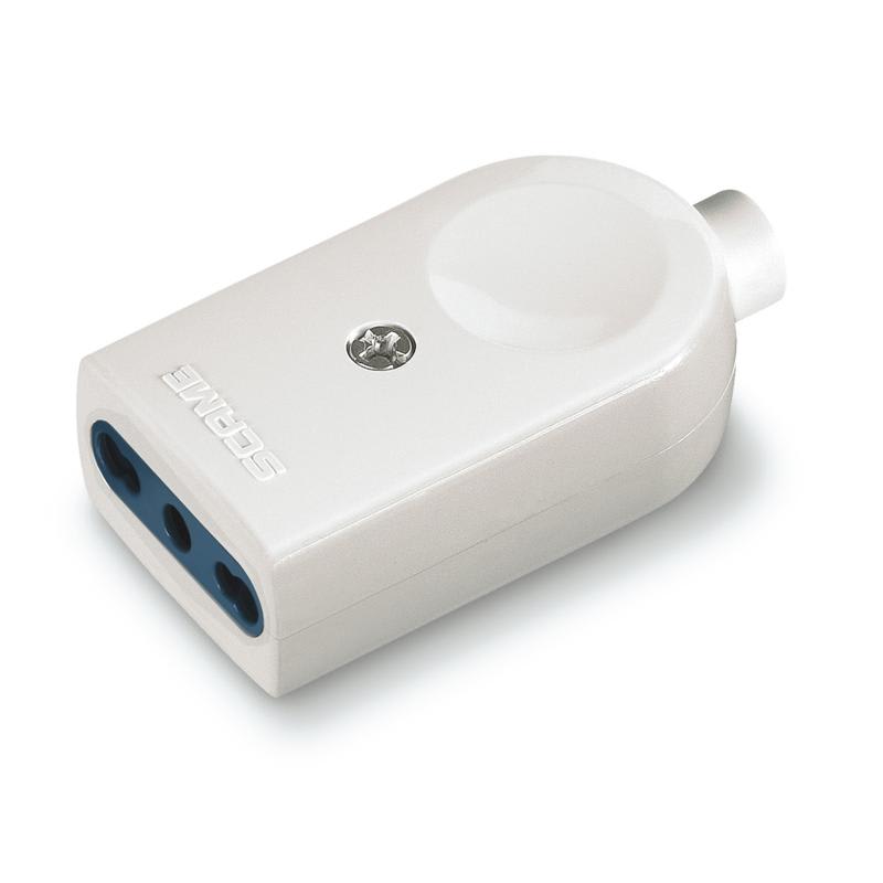 SCAME PARRE SPA - SCA106.3013 PRESA BLUELINE 2P+T 10/16A BIANCA