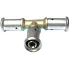 HENCO - CAPPELLOTTO - CPL10P201620 TEE IN OTTONE RIDOTTO AL CENTRO 20X16X20