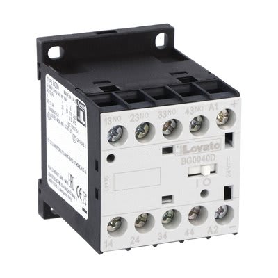 LOVATO - LOV11BG0040D060 CONTATTORE AUX 4NO 60VDC