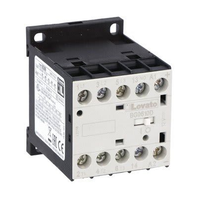 LOVATO - LOV11BG0610D220 CONTATTORE 3P+1NO 6A AC3