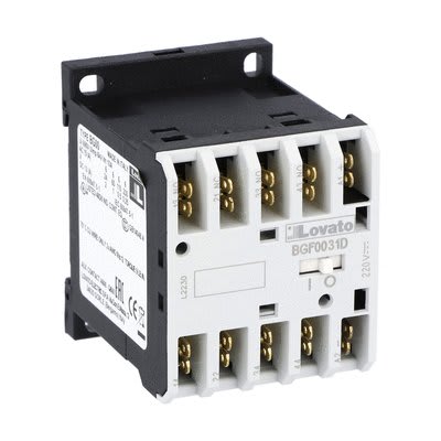 LOVATO - LOV11BGF0031L024 CONTATTORE AUX 3NO+1NC ATT. FASTON