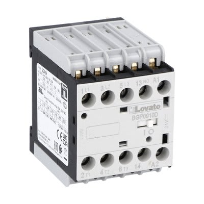 LOVATO - LOV11BGP0910D060 CONTATTORE 3P+1NO 9A AC3 PIN RETRO