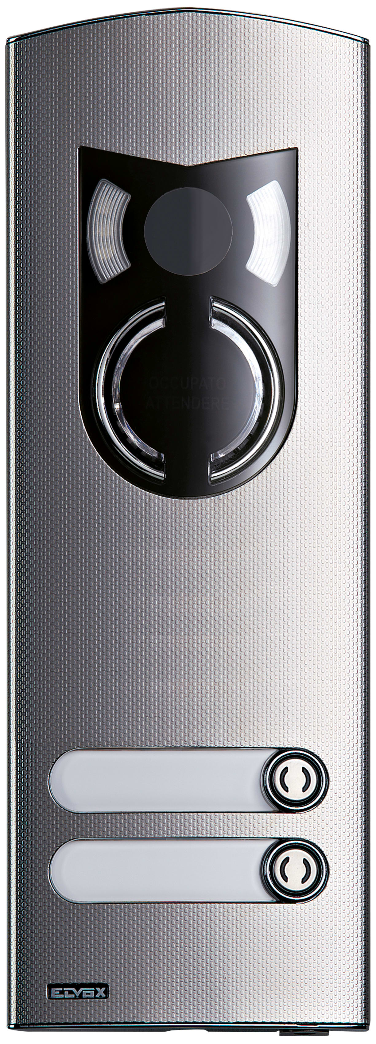 VIMAR SPA - VIW1222 PLACCA A/V 2M IK10 2 TASTI ACCIAIO