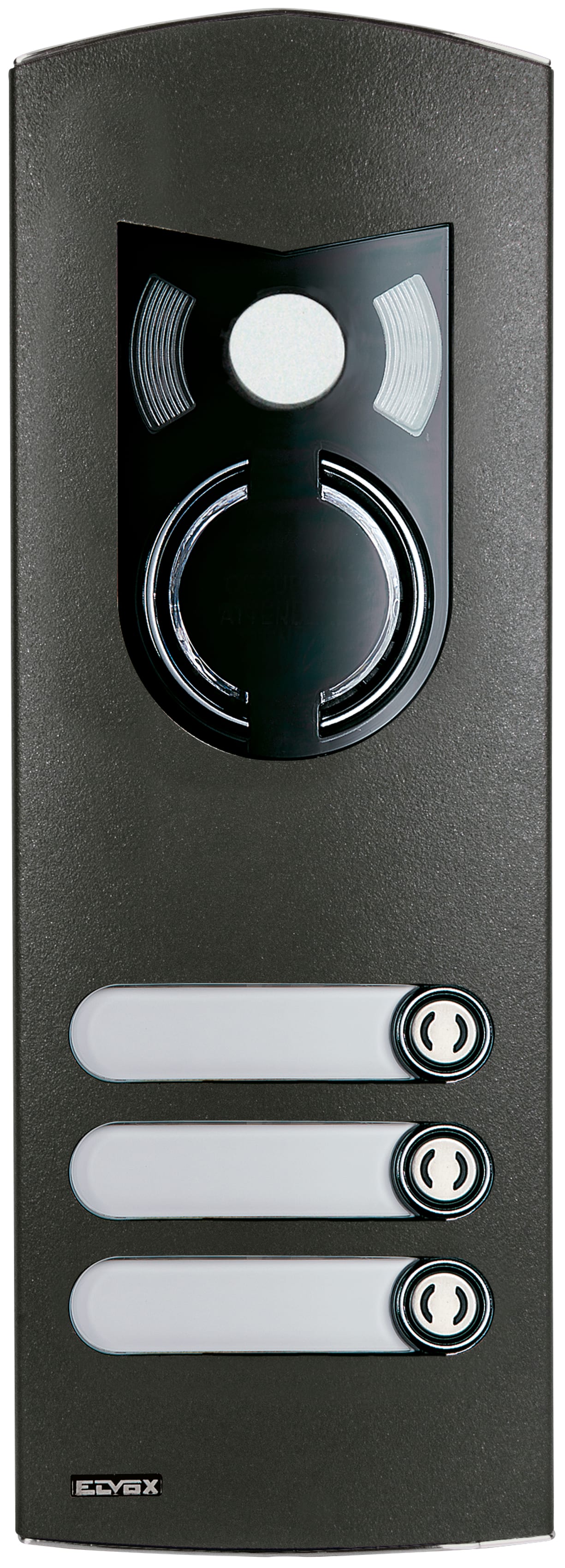 VIMAR SPA - VIW1223/35 PLACCA A/V 2M IK10 3 TASTI GRIGIO SABL