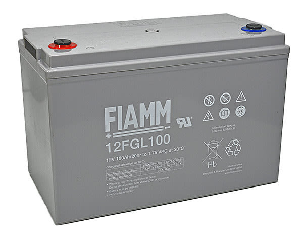 FIAMM ENERGY TECH. - FI112FGL100 BATTERIE LUNGA VITA VRLA AGM 12FGL100