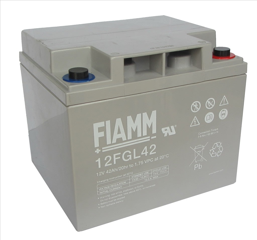 FIAMM ENERGY TECH. - FI112FGL42 BATTERIELUNGAVITA(10ANNI)12V42AH