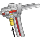 HELLERMANNTYTON Srl - HEE121-06060 FASCETTA A PISTONE KR 600X8.0 W NERO KR8