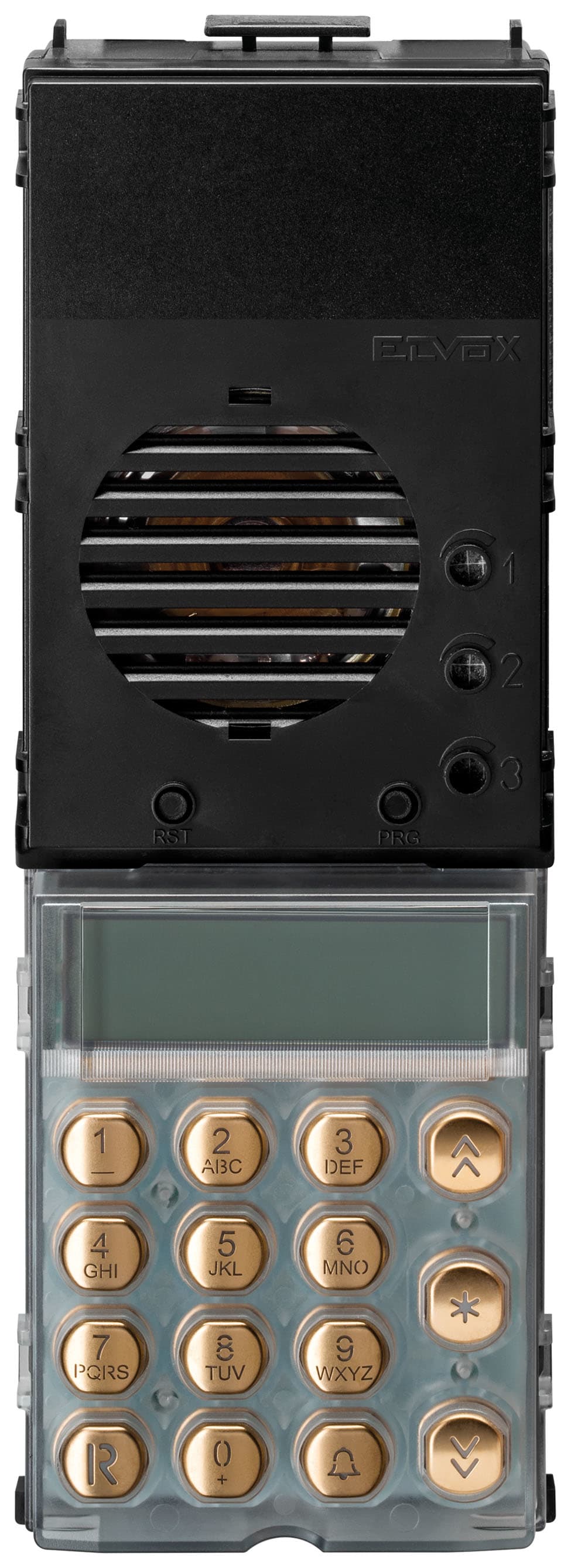 VIMAR SPA - VIW13A4.B.43 UNIT 2F+ AUDIO LED B.CO TASTIERA ORO