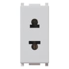 VIMAR SPA - VIW14233.SL PRESA 2P 16A USA+EU 4,8MM SILVER