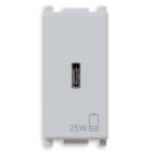 VIMAR SPA - VIW14292.C.25.SL Alimentatore USB C PD 25W Silver