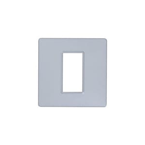 VIMAR SPA - VIW14641.20 PLACCA 1M ARGENTO OPACO