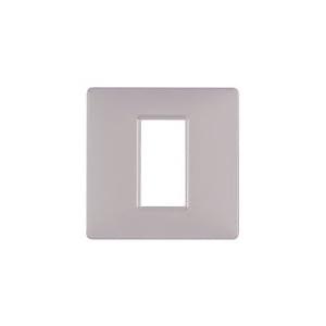 VIMAR SPA - VIW14641.21 PLACCA 1M NICHEL OPACO