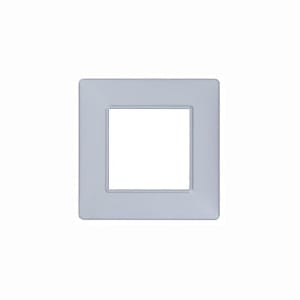 VIMAR SPA - VIW14642.20 Placca 2M argento opaco