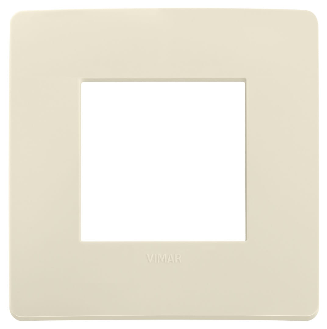 VIMAR SPA - VIW14642U.12 PLACCA PLANA UP 2M AVORIO MATT