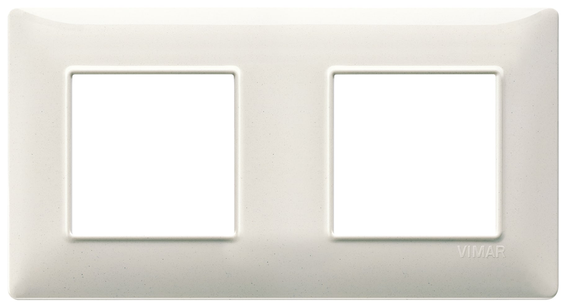 VIMAR SPA - VIW14643.06 PLACCA 4M (2+2) INT71 BIANCO GRANITO