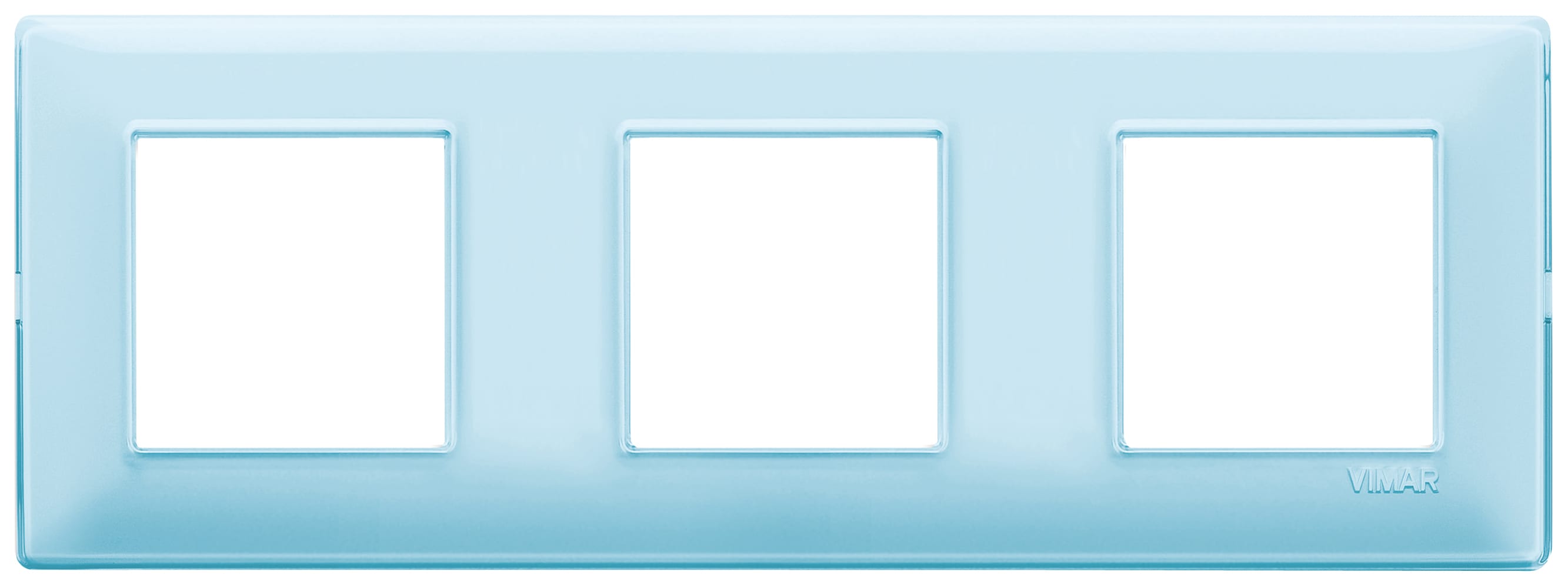 VIMAR SPA - VIW14644.45 Placca 6M (2+2+2) int71 Reflex acqua