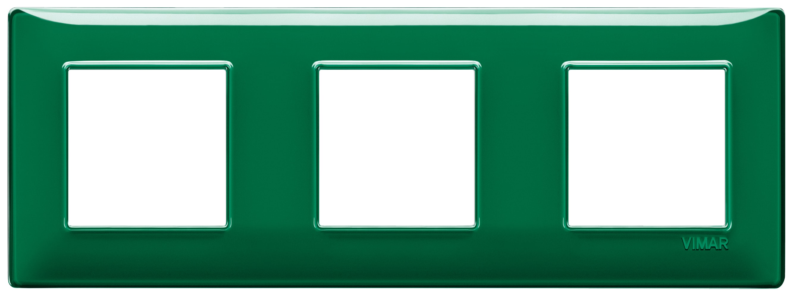 VIMAR SPA - VIW14644.47 Placca 6M (2+2+2) int71 Reflex smeraldo