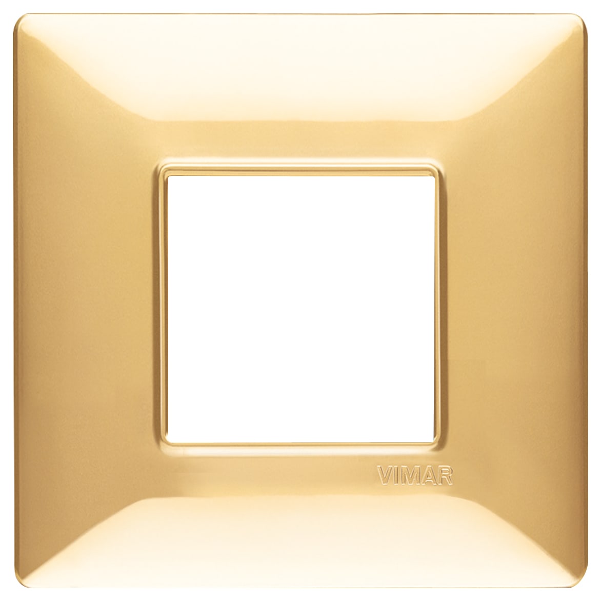 VIMAR SPA - VIW14647.24 PLACCA 2M BS ORO LUCIDO
