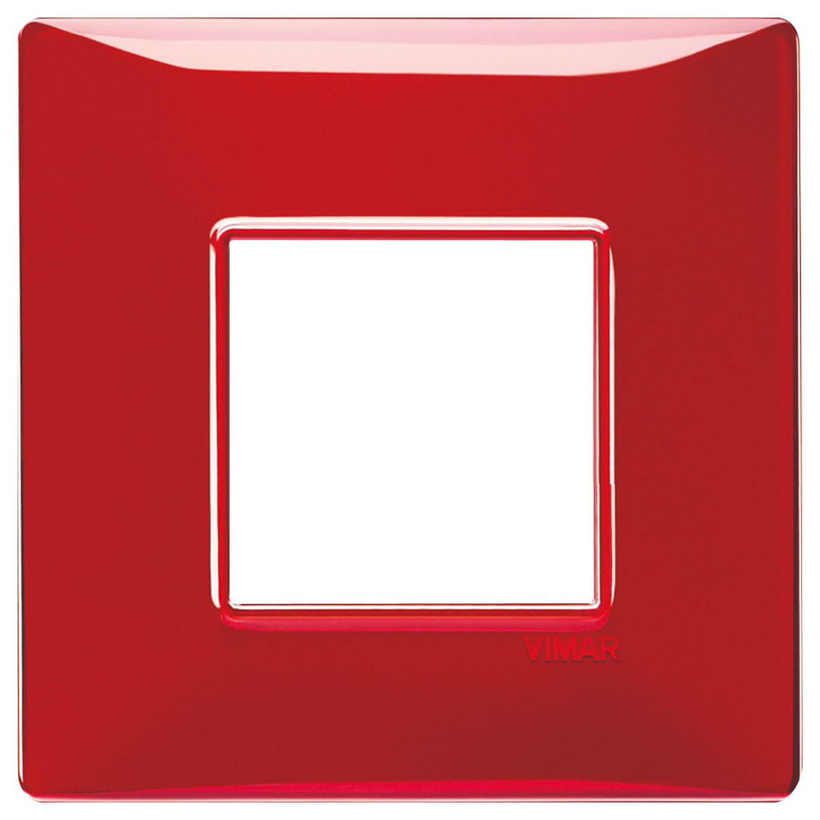 VIMAR SPA - VIW14647.51 PLACCA 2M BS REFLEX RUBINO