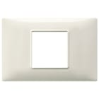 VIMAR SPA - VIW14652.06 PLACCA 2M CENTRALI BIANCO GRANITO