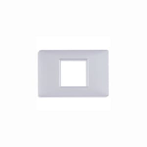 VIMAR SPA - VIW14652.20 PLACCA 2M CENTRALI ARGENTO OPACO