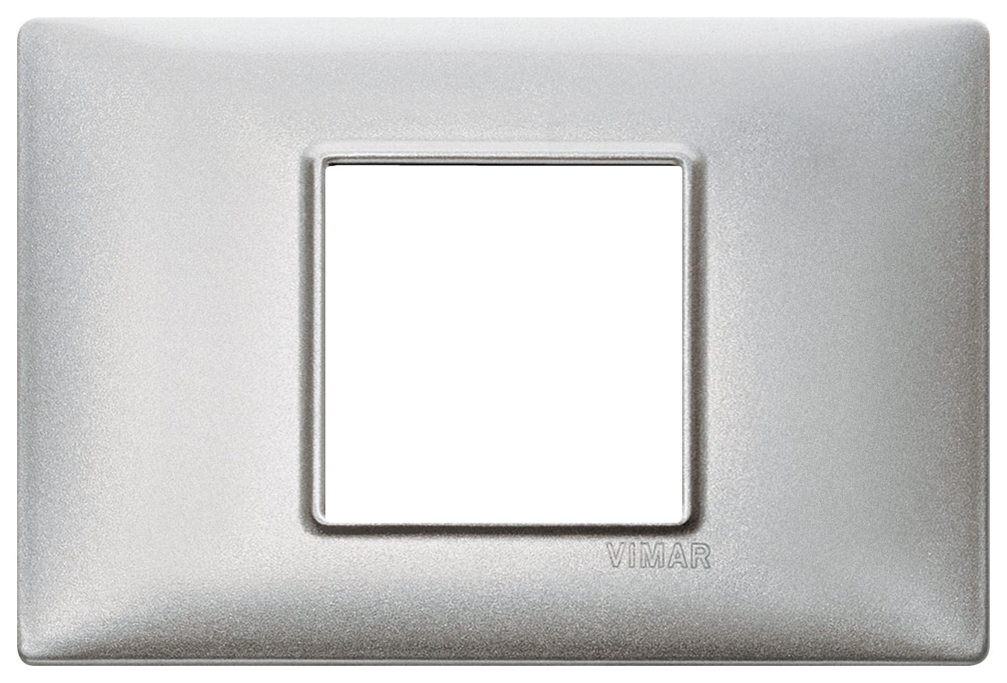VIMAR SPA - VIW14652.71 PLACCA 2M CENTRALI SILVER