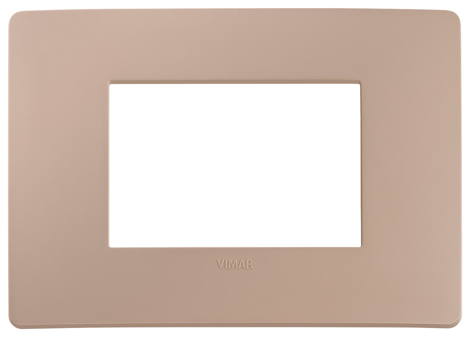 VIMAR SPA - VIW14653U.18 PLACCA PLANA UP 3M TERRACOTTA MATT